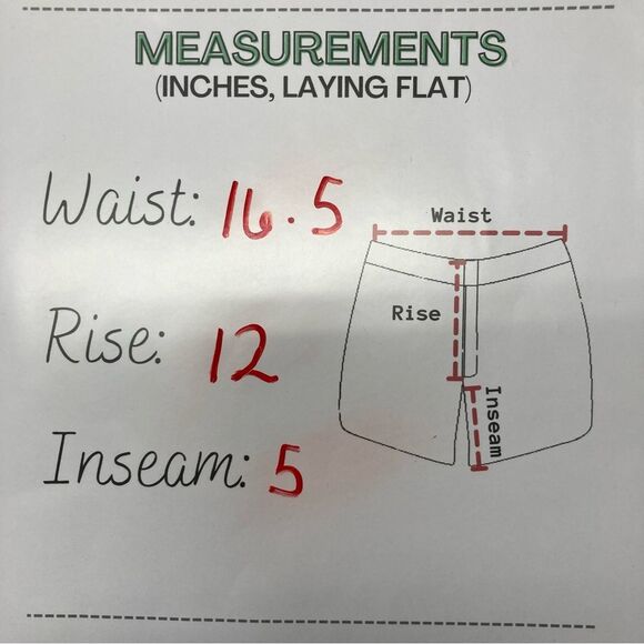 One 5 One Abstract Print Shorts SZ M Blue Orange Summer Elastic Waist Tie Belt - Picture 11 of 11